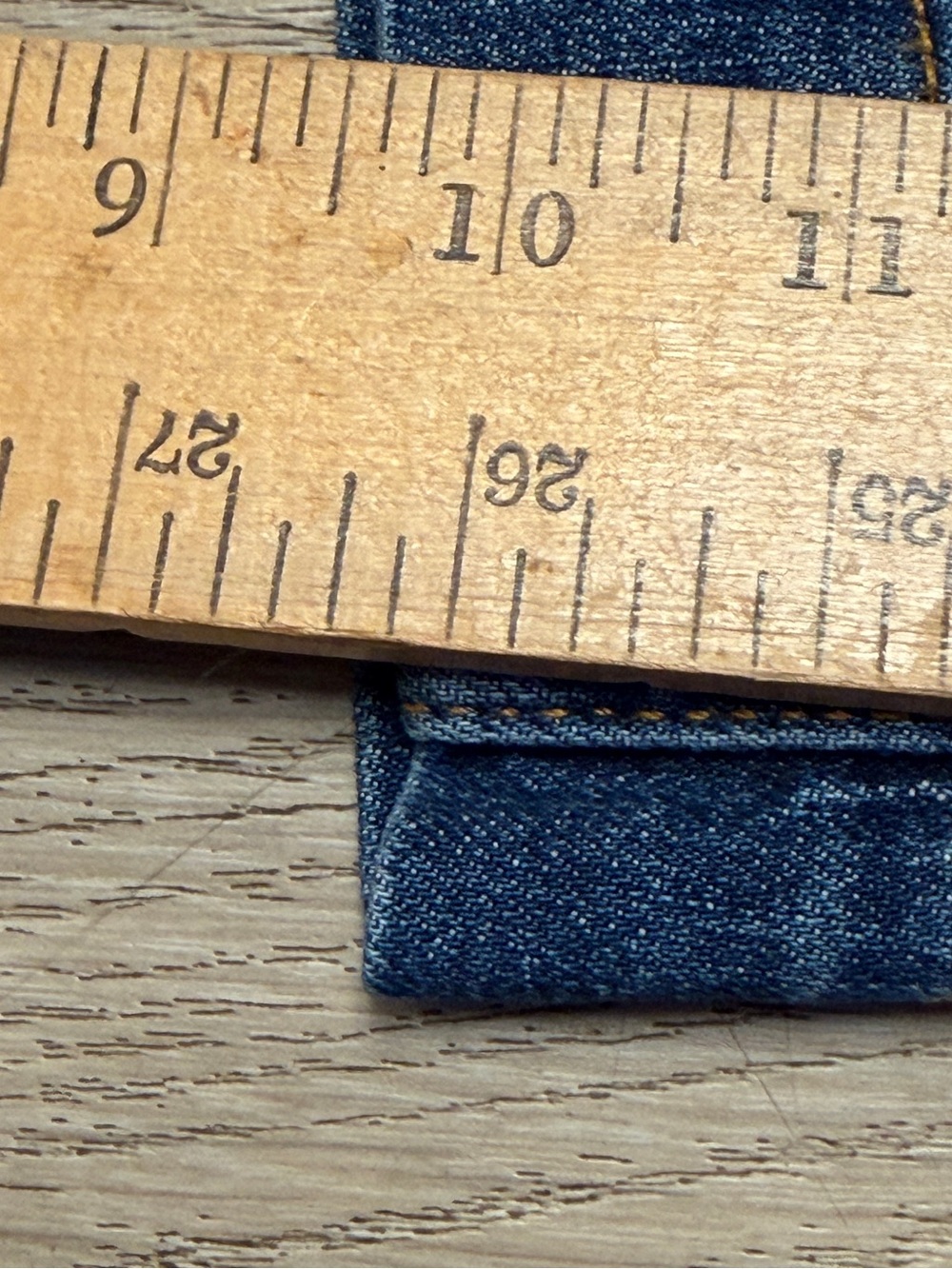 Maeve Blue Denim Colette Jeans Size 26 Flare Wide Leg - Picture 14 of 15